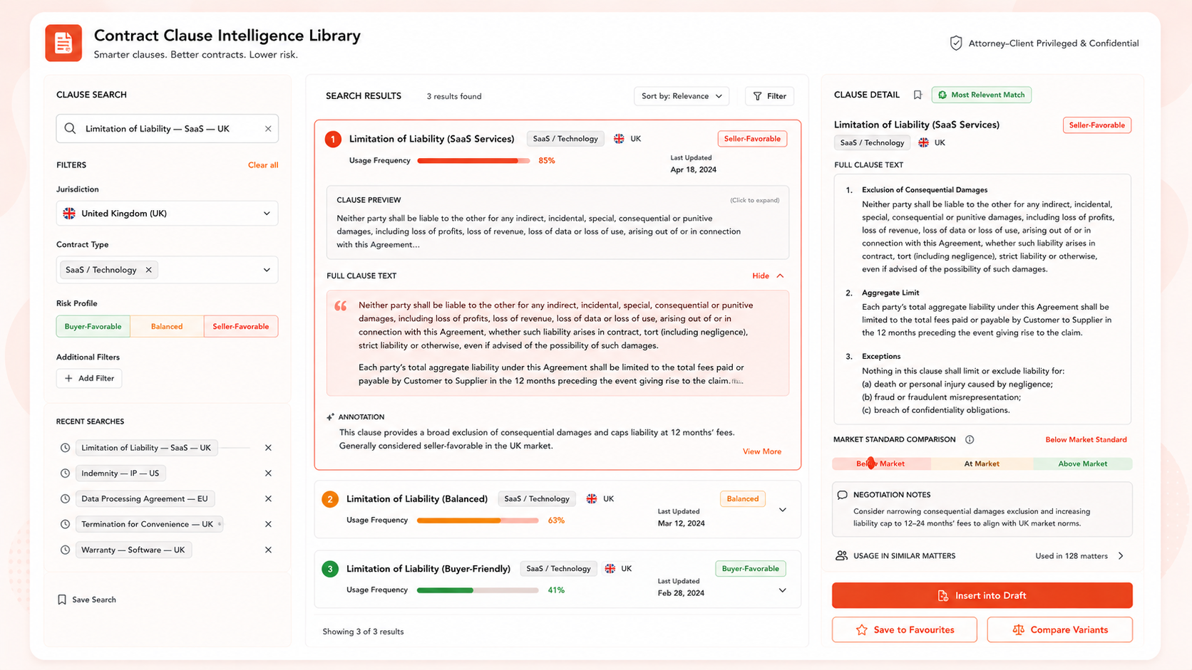 Contract Clause Intelligence Library